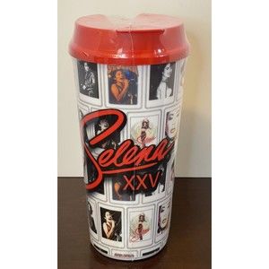 SELENA Quintanilla 2020 Limited Edition 25th Anniversary Stripes Travel Cup XXV